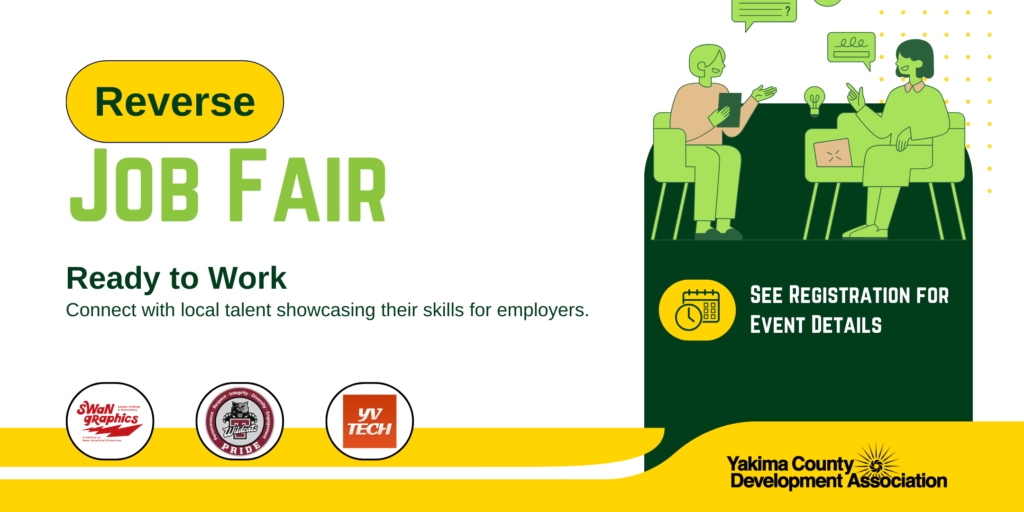 Reverse Job Fair Graphic