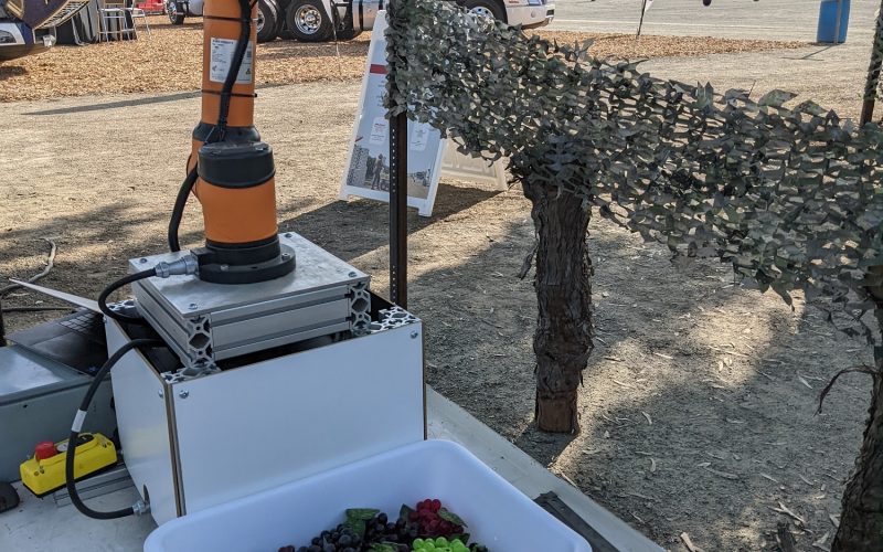 An image fo a robotic fruit picking machine